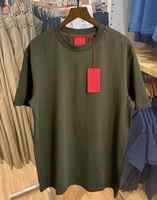 Camiseta de Hombre 2026, Nueva, de Alta Calidad, Verano, Transpirable, Cuello Redondo, Cómoda, Informal, Lisa, Absorbe la Humedad, Estilo Vintage