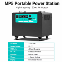 Estación de Energía Portátil MTL80, Salida de CA de 29.2V 220V, Carga Inalámbrica, 4 Puertos USB-A, 2 Puertos USB-C, Entrada y Salida XT90, Luz LED, para Camping, Emergencias, Caravanas