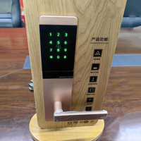 Cerradura Inteligente para Hotel TTLock, Duradera, con Teclado, Contraseña, Tarjeta RFID y Control por Aplicación para Acceso a Habitaciones