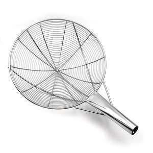 ठीक माल स्टेनलेस स्टील ओवरहेड रसोई स्ट्रैनर हैंडल के साथ किफायती कोंडर और स्ट्रैनर स्ट्रैनर - Product Image 1