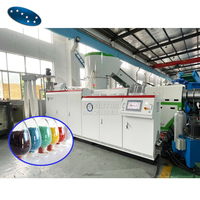 Machine de compactage et de granulation à vis simple et double étage Sevenstars 300 kg/h pour films BOPP broyés à vendre