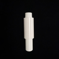 Tubo hueco industrial de cerámica de circonia JINCHEN personalizado, liso, resistente al desgaste, resistente a la corrosión, moldeado protector CN;GUA