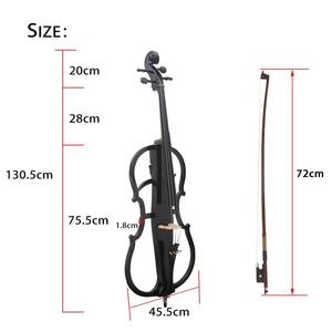 Violoncello Eléctrico 4/4 de Madera Maciza, Modelo de Alta Gama, Rendimiento Avanzado, Buena Calidad - Product Image 2