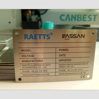 Fabricantes Producen Placas de Identificación de Metal con Impresión Digital en Acero Inoxidable Resistente a la Corrosión, Letreros con Código QR