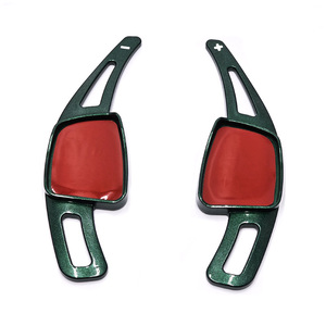 Lot de 2 manettes de vitesse sport en carbone ABS pour <span class=keywords><strong>Audi</strong></span> A3 A4 A5 S3 S4 S5 SQ5 SQ7 Q2 Q3 Q5 Q7 <span class=keywords><strong>TT</strong></span> TTS volant de voiture manette de vitesse à palettes - Product Image 6