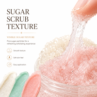 Wholesale Organic Skin Soften Exfoliating Moisturizing Nourish Moroccan Rose Fruit Shea Sugar Body Scrub for All Skin Types