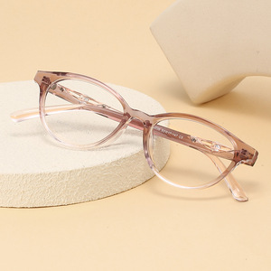 Oval Full Rim <b>Eyeglasses</b> <b>Frames</b> Lightweight Women's Fashion 6036 - Product Image 2