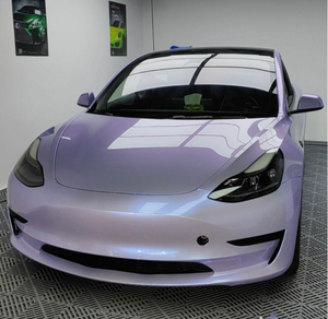 Highcool Offre Spéciale prix d'usine Super brillant argent Illusion violet Auto couleur changé <span class=keywords><strong>Film</strong></span> PVC couleur vinyle Wrap <span class=keywords><strong>Film</strong></span> - Product Image 5