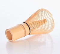 Fouet à matcha en bambou artisanal de qualité supérieure, respectueux de l'environnement, traditionnel, japonais, Chashaku, minimaliste, manche long