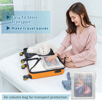 Film de protection Hongdali pour ordinateur portable et sac à bulles à colonnes d'air gonflable en matériau PA+PE, épaisseur 60um-100um