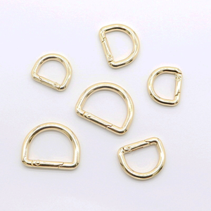 Estilo clássico <span class=keywords><strong>Metal</strong></span> <span class=keywords><strong>Alloy</strong></span> D Shape Spring Ring Strong <span class=keywords><strong>Brass</strong></span> Toggle Latch Bag Acessório em várias cores com recurso leve - Product Image 3