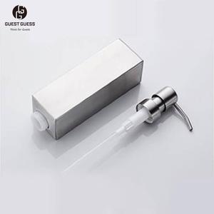 Ensemble de salle de bain d'hôtel de luxe de haute qualité personnalisé 250ML 304 distributeur de savon liquide mural en acier inoxydable simple pour élégant - Product Image 4