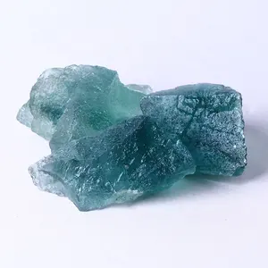 Grosir batu alami spesimen Mineral penyembuhan kuarsa kasar kristal mentah korosi hijau fluorit batu kasar