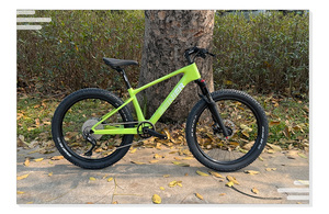 Bicicleta de Montaña MTB de Carbono de 24 Pulgadas con Horquilla de Suspensión, <span class=keywords><strong>Eje</strong></span> Central T47, 10 Velocidades, Frenos de Disco <span class=keywords><strong>DEORE</strong></span> M4120, Bicicleta para Niños - Product Image 3