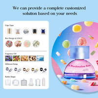 Parfum KOSY MOSY Candy Fluttering EDP, flacon rond dégradé, boîte de style bonbon, parfum pour femme, cadeau, étiquette privée personnalisée