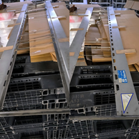 Pièces détachées pour métier à tisser Rapier GS900 Cadre de heald avec crochet de connexion L=2340mm Largeur 530mm pour machine textile
