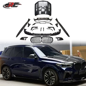 Kit carrosserie en fibre de carbone style LD pour <span class=keywords><strong>BMW</strong></span> X5 : Capot, calandre, lèvre avant, jupes latérales – Amélioration extérieure aérodynamique de qualité supérieure - Product Image 5