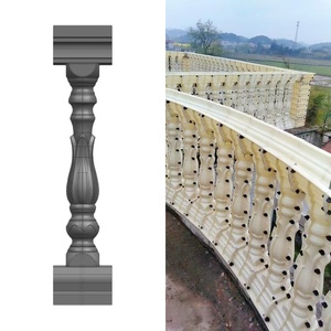 Moule en plastique durable de 95 cm de haut pour balustrades et rampes en béton coulé sur place pour garde-corps de <span class=keywords><strong>maison</strong></span>, balcon et rampes - Product Image 2