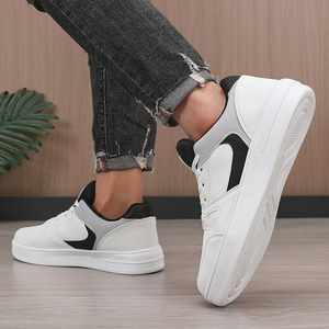 Chaussures pour hommes 2025 Nouvelle collection Printemps & Été – Baskets décontractées polyvalentes en maille pour adolescents – Baskets blanches à semelle souple - Product Image 2