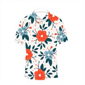 Camisas Casuales para Hombre, Logotipo Personalizado, Tejido de Poliéster Sólido, Ecológicas, de Secado Rápido, Manga Corta, Corte Holgado, Oferta, Precio Bajo - Product Image 1