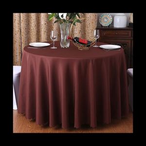 Round Waterproof Stain Resistant Washable Tablecloth Polyester for Dinning <b>Table</b>, <b>Buffet</b> Parties Event Decor - Product Image 4