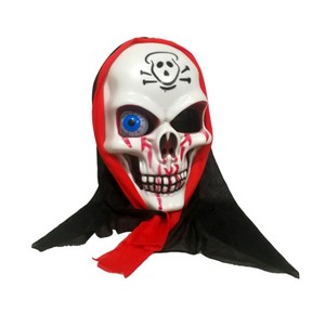 Máscara <span class=keywords><strong>de</strong></span> Vampiro para <span class=keywords><strong>Halloween</strong></span>, Máscara <span class=keywords><strong>de</strong></span> Fantasma Terrorífica con Cara Sangrante, Pañuelo Rojo para la Cabeza, Máscara <span class=keywords><strong>de</strong></span> Pirata, Accesorios para Fiestas - Product Image 2