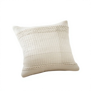 Funda de Almohada de Lana Boho de Lujo 2026 de Indian Textiles H/L, Almohada Decorativa Tejida a Mano, Almohada Boho de Lujo - Product Image 1