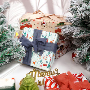 Wholesale 80g <b>Christmas</b> Kraft <b>Paper</b> Tissue 43*300cm Gift <b>Luxury</b> Custom Packaging <b>Wrapping</b> <b>Paper</b> Roll - Product Image 4