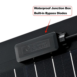 Panel Solar Flexible Negro de 100 Vatios de Alta Calidad, Personalizado por OEM Profesional - Product Image 4