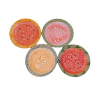 Harsen Charms Gesimuleerde Fruit Snijplaatjes, Eten en Speelblad, Harsen Bord, Bureaudecoratie, DIY Koelkaststickers
