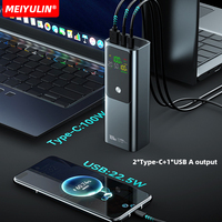 Chargeur portable super rapide 20000mAh en alliage d'aluminium Powerbank KC Laptop Pd 100W Power Banks pour Macbook