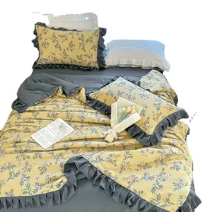 新款手工被子有机棉绗缝床上用品套装夏季床上用品被子