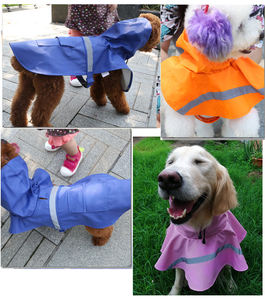 Imperméable pour chien de grande taille, vêtements imperméables réglables pour animaux de compagnie, capuche légère imperméable, imperméable pour chien - Product Image 5