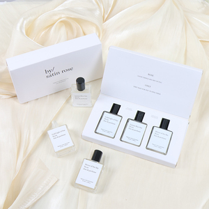 กล่องน้ำหอมสีขาว Mojiu พร้อมบรรจุภัณฑ์ขวดน้ำหอมแบบแม่เหล็ก กล่องของขวัญ บรรจุภัณฑ์ขวดเซรั่มบำรุงผิว - Product Image 3