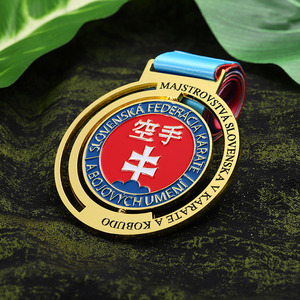 OEM Medal Factory Custom Karate Sports Medals Zinc Alloy Taekwondo Karate Jeet <strong>Kune</strong> <strong>Do</strong> 360 Spinning Rotating Cast Medals - Product Image 6