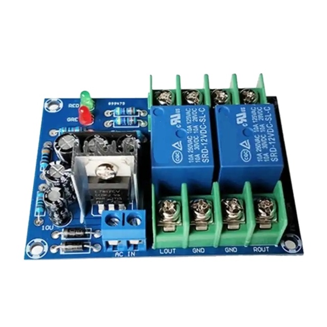 Dual Channel Speaker Protection Circuit Board High-Power Amplifier Speaker Protector