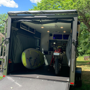 2023 tùy chỉnh trọng lượng nhẹ off-road <span class=keywords><strong>Pop</strong></span> Up đồ chơi Hauler Trailer du lịch Trailer với Lều để bán - Product Image 4