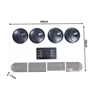 Roof Top Mini Aircon Heating And Cooling Use Bus Truck Tractor Cabin RV Air Conditioner 12v 24v