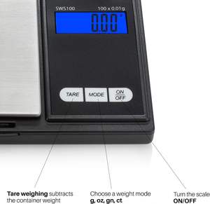 เครื่องชั่งดิจิตอลแบบพกพาสำหรับชั่งทองคำและเครื่องประดับขนาดเล็ก ความละเอียด 0.01 กรัม ขายส่งจากโรงงาน - Product Image 3