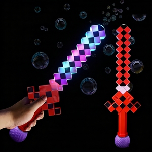 Bâton à bulles géant LED en gros pour enfants, épée à bulles liquide Pixel pour jeux en plein air et cadeaux de bienvenue - Product Image 2