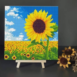 Peinture au diamant Tournesol pour enfants et adultes, peinture au diamant paysage, peinture au diamant 5D - Product Image 6