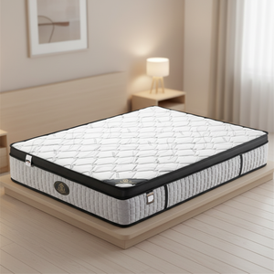 Meubles de chambre à coucher de luxe fournisseurs en gros colchon matelas lits doubles et matelas enroulable usine de ressorts ensachés - Product Image 1