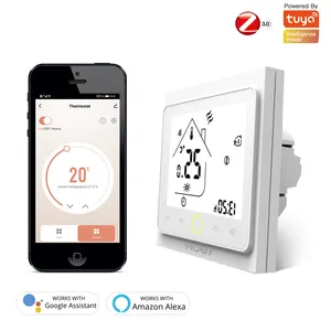 Zigbee חכם תרמוסטט טמפרטורת בקר Smartlife APP שלט חשמלי חימום מים דוד גז, Alexa Google