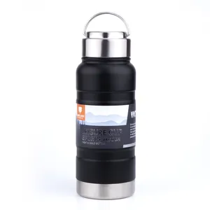 2021热销低最小起订量OEM双壁绝缘18/8不锈钢保温瓶运动水瓶