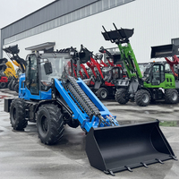 Beliebter CE EPA Teleskop-Diesel-Radlader mit Hydraulischer Hebefunktion für Raues Gelände und Baumaterialien-Markt