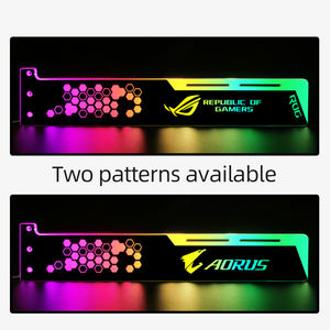 COOLMOON, superventas, tarjeta gráfica para juegos de 28CM, compatible con 5V3PIN, soporte para PC GPU, tres patrones, a 4 pines PSU, soporte para GPU de ordenador - Product Image 5