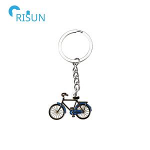 Porte-clés de vélo personnalisés en émail souple ou dur pour cyclistes – Fabrication sur mesure - Product Image 6