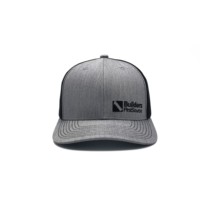Groothandel Klassieke Grijze Zwarte Richardson Custom Design Logo Mesh 112 Rug Trucker Hoed