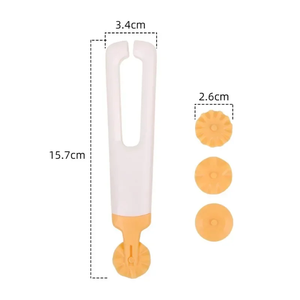 Rouleau à biscuits pour raviolis, coupe-biscuits rond, lame de coupe pour pâte, roue circulaire pour pizza, pâtisserie, croûte de <span class=keywords><strong>tarte</strong></span>, outils de cuisson - Product Image 2