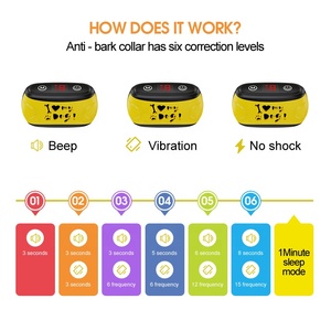 Dispositivo disuasorio para dejar de ladrar, dispositivo con vibración, sonido inofensivo, <span class=keywords><strong>Collar</strong></span> de entrenamiento sin ladridos, recargable - Product Image 2